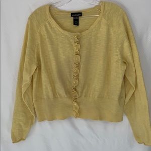 Soft Yellow Cardigan